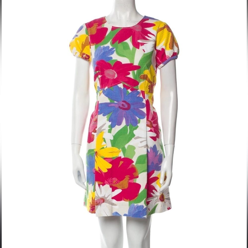 Yellow Ruched One Shoulder Sundress - Picture 2 of 8